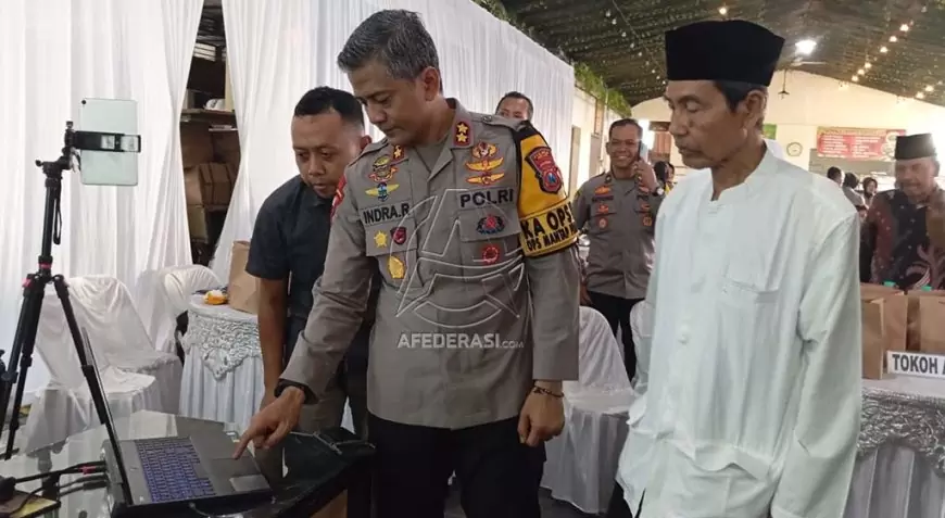 Tingkatkan Kesadaran Pemilih, Polres Trenggalek Gelar Undiang Berhadiah ‘Jangan Golput’