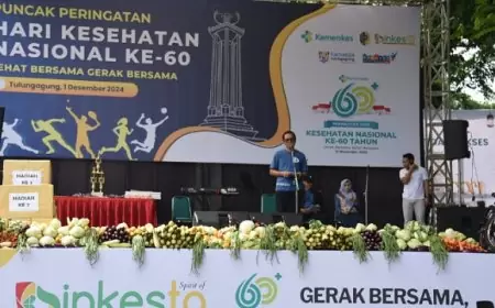 Pj Bupati Tulungagung Serukan Gaya Hidup CERDIK untuk Wujudkan Masyarakat Sehat