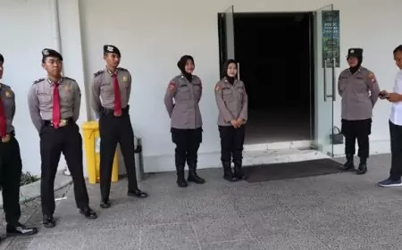 Polres Trenggalek Siagakan Puluhan Personel Amankan Rekapitulasi Pilkada 2024