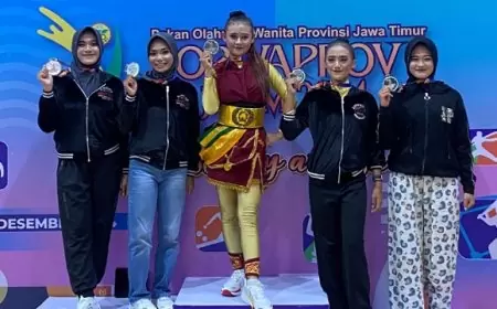 Atlet Senam Kreasi Trenggalek Raih Perak di Porwaprov Jatim ke-I TA 2024