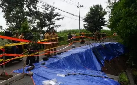 Pemkab Tulungagung Upayakan Perbaikan Jalan dan Jembatan Rusak dengan BTT