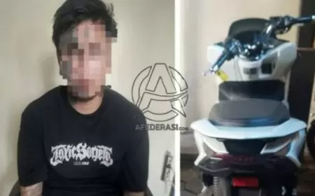 Dalih Beli Galon, Warga Blitar Gelapkan Motor di Tulungagung