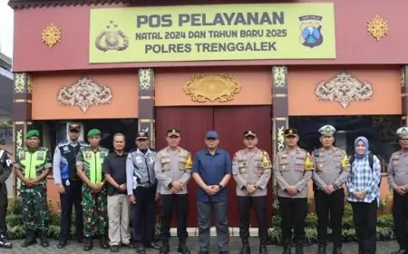 Kunjungan Tim Divpropam Polri ke Trenggalek: Pantau Keamanan dan Evaluasi Pelayanan Nataru