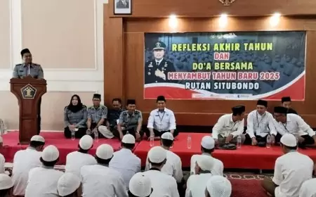 Doa Bersama di Rutan Situbondo, Refleksi Akhir Tahun 2024 untuk Perubahan Positif