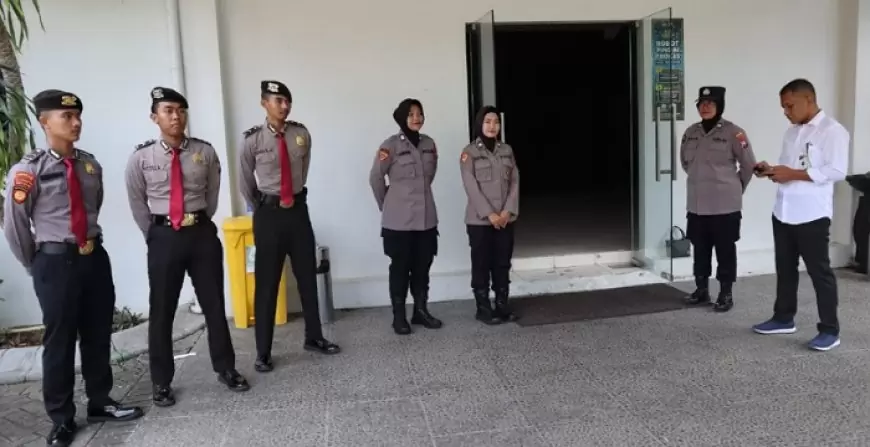 Polres Trenggalek Siagakan Puluhan Personel Amankan Rekapitulasi Pilkada 2024