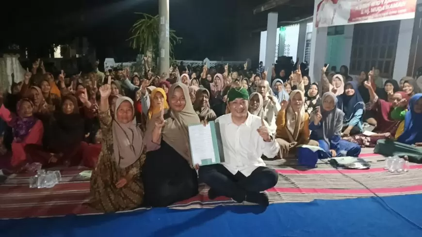 Deny Widyanarko-Mudawamah Yakin Menang di Pilbup Kediri 2024 Berkat Dukungan Masyarakat