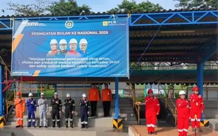 Bulan K3 Nasional 2025, PLN Nusantara Power Gresik Apel Kesiapsiagaan
