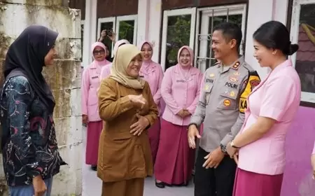 Peduli Pendidikan Anak Berkebutuhan Khusus, Kapolres Gresik Kunjungi SLB AB Kemala Bhayangkari 2