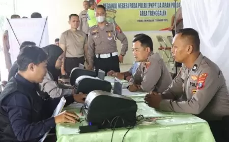 Rikkes Berkala Polres Trenggalek, Upaya Maksimalkan Kesehatan dan Pelayanan Prima