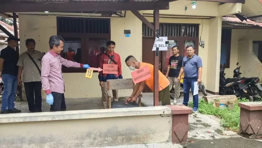 Rekonstruksi Kasus Pembunuhan Syamsul Hadi di Situbondo, Tersangka Tunjukkan 32 Adegan