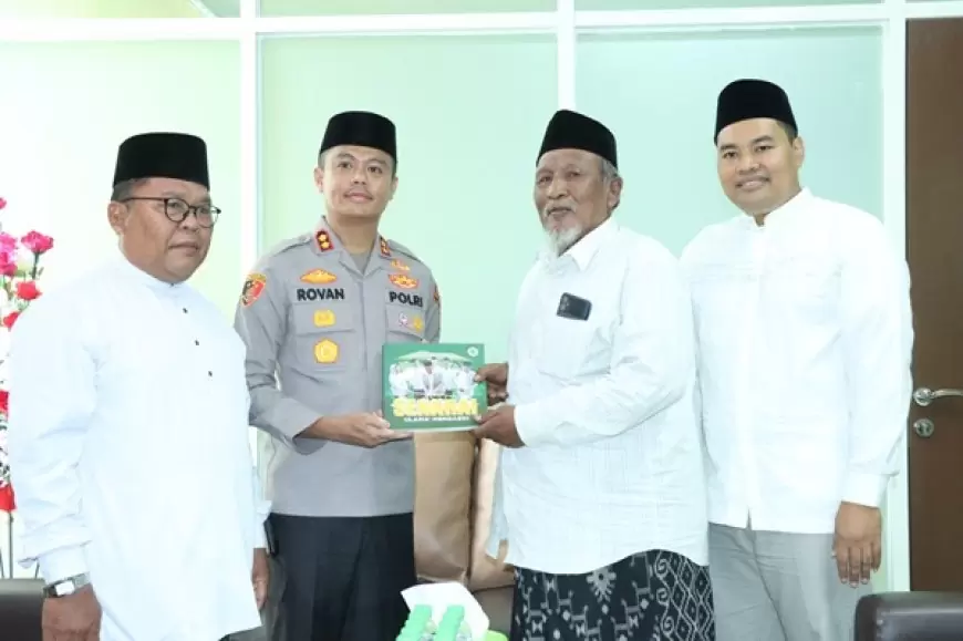 Jaga Kondusifitas, Kapolres Gresik AKBP Rovan Gelar Sinergitas dengan MUI dan GKI Gresik