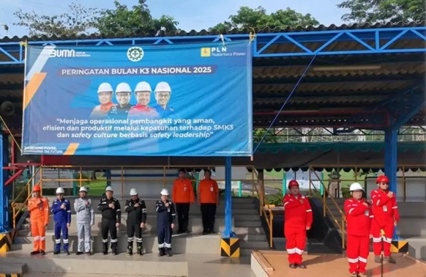 Bulan K3 Nasional 2025, PLN Nusantara Power Gresik Apel Kesiapsiagaan
