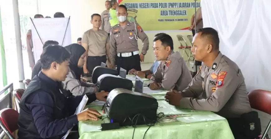 Rikkes Berkala Polres Trenggalek, Upaya Maksimalkan Kesehatan dan Pelayanan Prima
