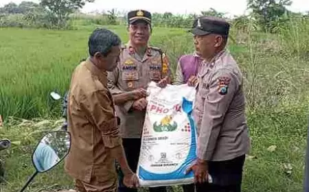 Polsek Cerme Gresik Permudah Distribusi Bantuan Pupuk