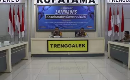 Jelang Ramadan, Polres Trenggalek Gelar Operasi Keselamatan Semeru 2025