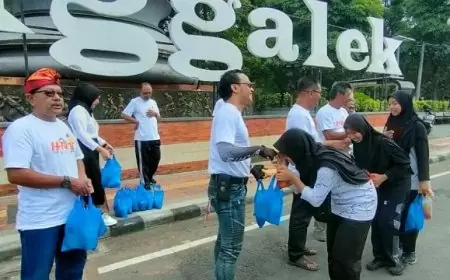 Rayakan HPN 2025, PWI Trenggalek Bagikan Bingkisan dan Siapkan Orientasi Wartawan