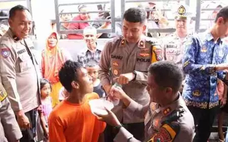 Peduli ODGJ, Kapolres Gresik Bersama Ipda Purnomo Bantu Rehabilitasi 