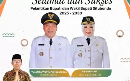 RSUD Asembagus Ucapkan  Pelantikan Bupati dan Wakil Bupati Situbondo