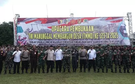 TMMD ke-123 Resmi Dimulai di Tulungagung, Aksi Nyata TNI dalam Pemerataan Pembangunan dan Pengentasan Kemiskinan