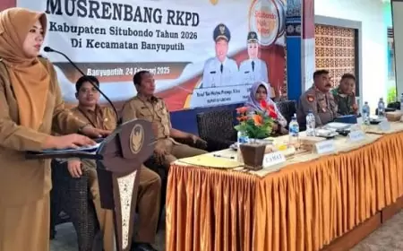 Hari Pertama Kerja, Wabup Situbondo Hadiri Musrenbang dan Tekankan Inovasi Pembangunan