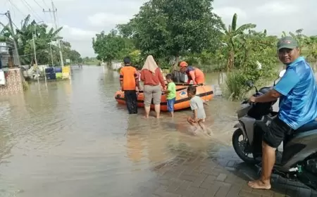 Ratusan Rumah di 4 Kecamatan Jombang Terendam Banjir
