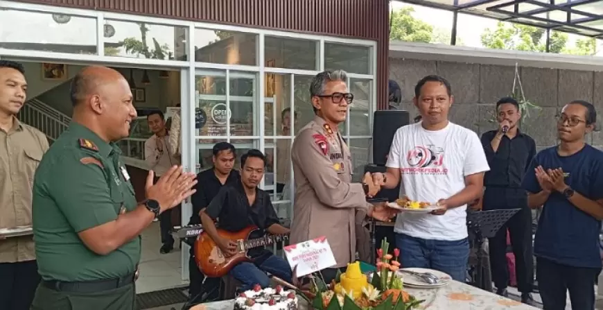 Rayakan Hari Pers Nasional ke-79, Kapolres Trenggalek: Media Memiliki Peran Sentral Dalam Mendukung Kebijakan Pemerintah