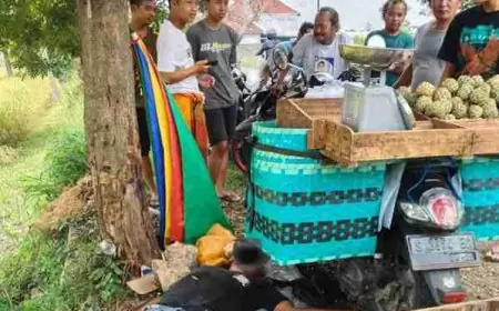 Penjual Buah Srikaya sal Tuban Ditemukan Tewas di Lapak Jualan 