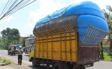 Bahayakan Pengguna Jalan, Satlantas Polres Trenggalek Tindak Tegas Kendaraan ODOL