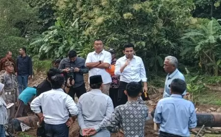 Emil Dardak Tinjau DAM Rusak di Situbondo, Pastikan Perbaikan Segera Dilakukan