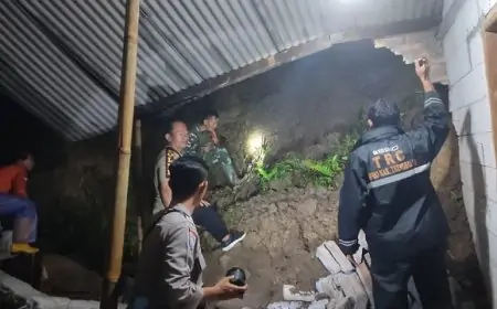 Tembok Dapur Jebol Diterjang Longsor di Trenggalek, Warga Diminta Waspada Cuaca Ekstrem