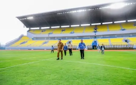 Renovasi Tuntas, Stadion Gelora Joko Samudro Gresik Diresmikan Daring Presiden Prabowo