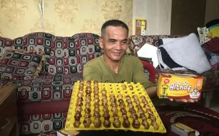 Telur Puyuh Asin Asap Jombang Raup Keuntungan Besar Jelang Lebaran