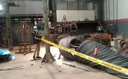 Nahas, Pekerja Outshourching di Gresik Asal Kediri Tewas Tertimpa Gulungan Kawat 2 Ton