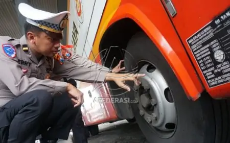 Tes Urine di Ramp Check Tulungagung, Seorang Crew Bus Positif Ampethamin