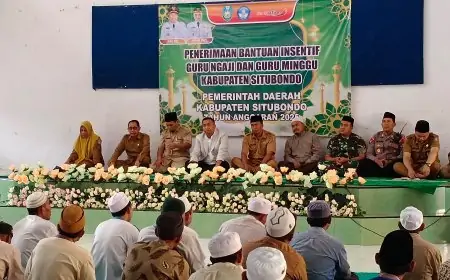 Efisiensi dan Transparansi, Pemkab Situbondo Salurkan Insentif untuk 4.433 Guru Ngaji dan Guru Minggu