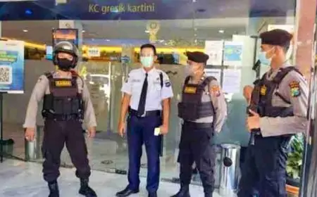 Amankan Lebaran, Sat Samapta Polres Gresik Intensifkan Patroli Obyek Vital