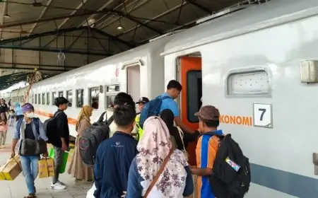Lonjakan Penumpang di Stasiun Tulungagung, Angka Kedatangan Lebih Tinggi