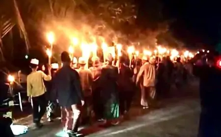 Semarak Pawai Obor dan Takbir Keliling Sambut Idul Fitri 1446 H