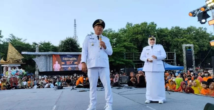 Disambut Ribuan Warga, Bupati dan Wabup Situbondo Tegaskan Komitmen untuk Kesehatan dan UMKM