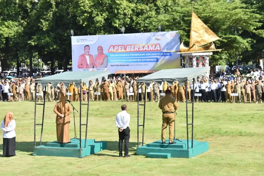Pimpin Apel Perdana, Bupati dan Wabup Situbondo Tegaskan Komitmen "Situbondo Naik Kelas"