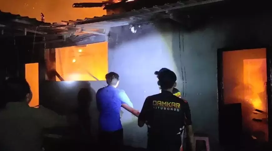 Dua Rumah di Situbondo Ludes Terbakar, Kerugian Capai Rp500 Juta