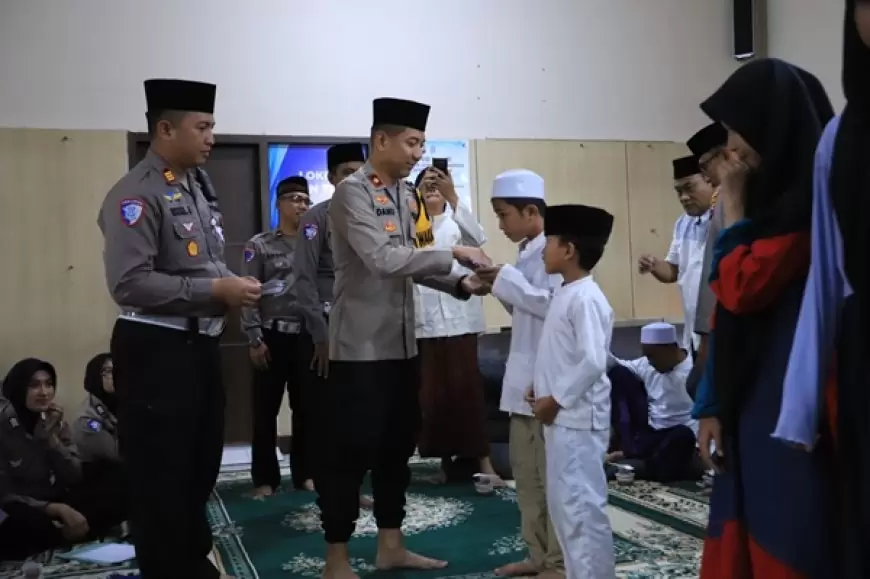 Polres Gresik Gelar Istighosah dan Santunan Anak Yatim