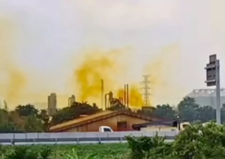 Asap Kuning Cemari Udara, DLH Gresik Hentikan Sementara Aktivitas PT RSI 