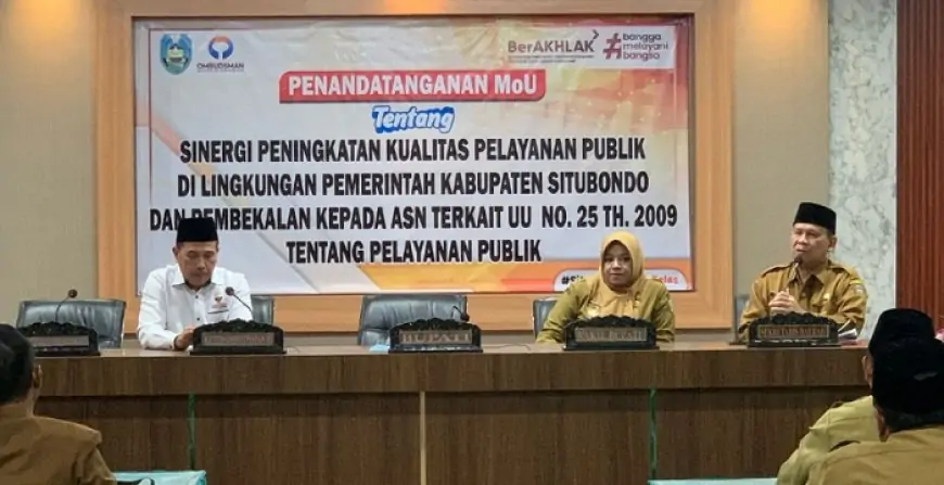 Dorong Pelayanan Publik Transparan, Pemkab Situbondo Gandeng Ombudsman RI