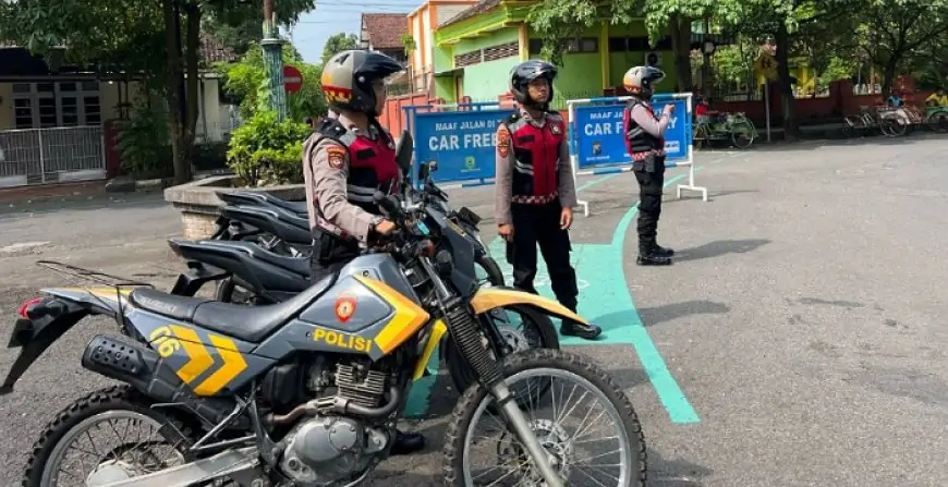 Jelang Lebaran, Polres Trenggalek Perketat Patroli di Titik Rawan Kriminalitas dan Kemacetan