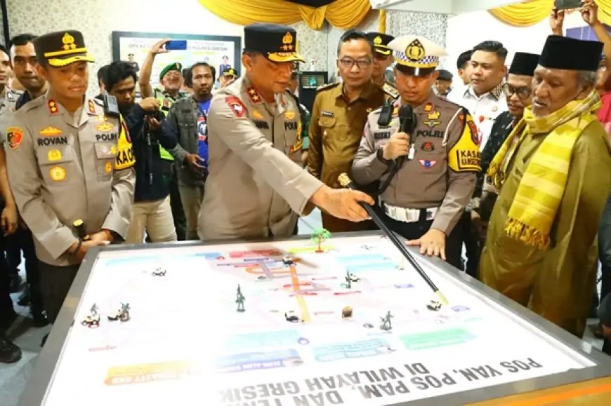 Kapolda Jatim Tinjau Posyan Bunder Pastikan Kesiapan Operasi Ketupat Semeru 2025 