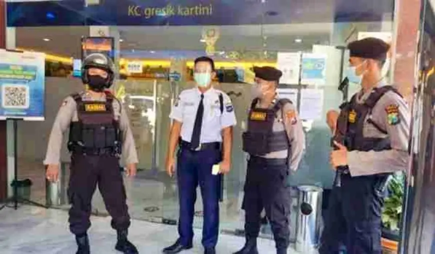 Amankan Lebaran, Sat Samapta Polres Gresik Intensifkan Patroli Obyek Vital