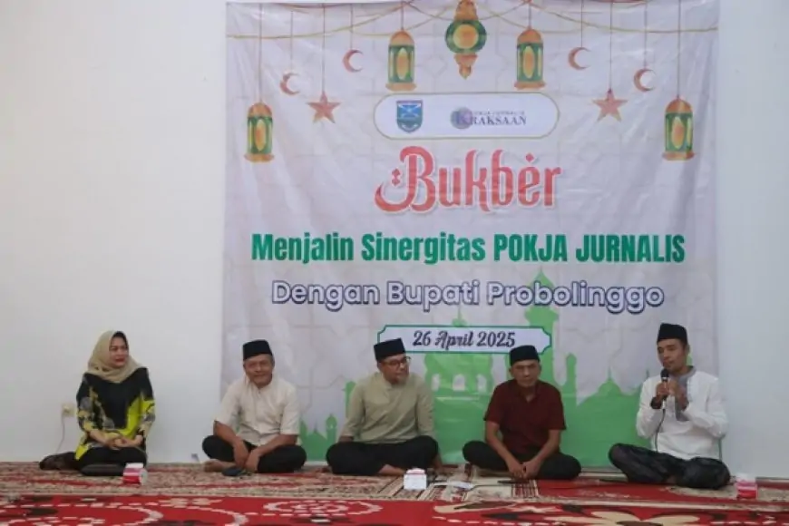 Bupati Probolinggo Gus Haris Berbuka Puasa Bersama Jurnalis di Kampus Hafshawaty