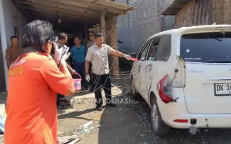 Balon Udara Berpetasan Meledak Hancurkan Rumah dan Mobil di Tulungagung, Polisi Selidiki Pelaku Penerbangan