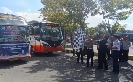 Pemkab Tulungagung Fasilitasi Balik Gratis, 5 Bus Diberangkatkan ke Surabaya